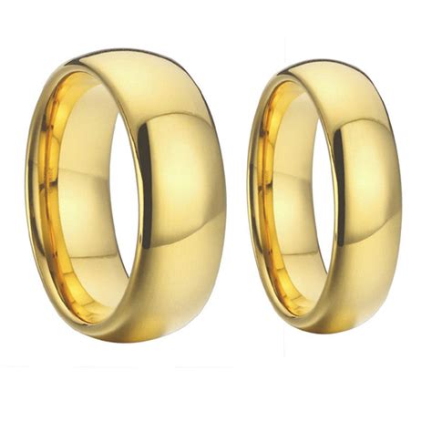 Marriage Wedding Rings For Couples Gold