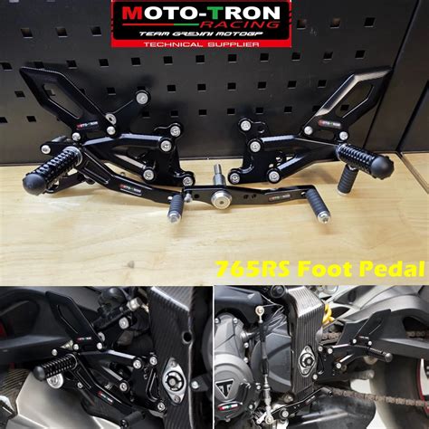 MOTO TRON Motorcycle CNC Adjustable Rear Set Rearsets Footrest Foot