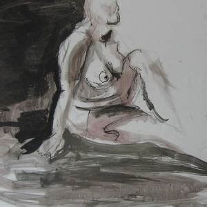 Reclining Male Nude Drawing By Kelly Butz Fine Art America