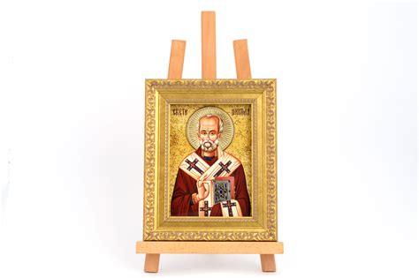 Урамљена икона Св.Никола - Храм Светог Саве