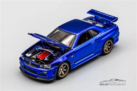 Hot Wheels RLC Exclusive Nissan Skyline GTR Blue