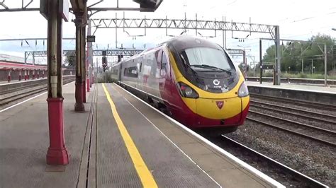 Trains At Crewe Part Two Virgin Trains Class 390 Pendolino YouTube