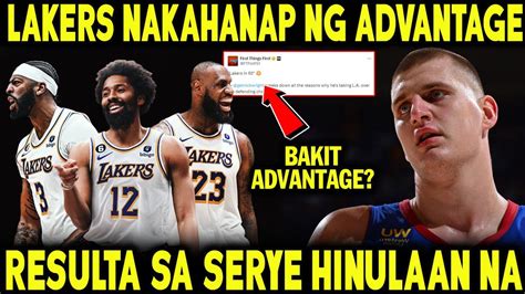 Totoo Naka Advantage Ang Lakers Sa Area Na Ito Sa Nuggets Resulta Sa