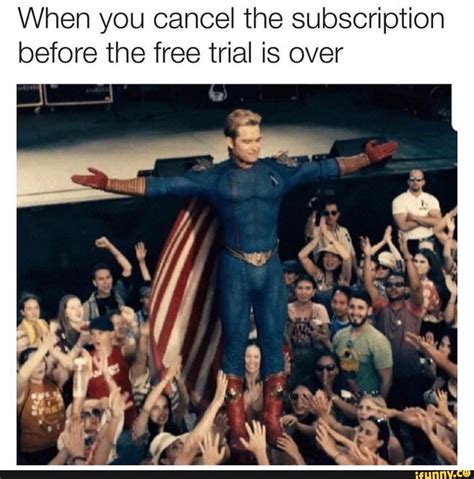 When you cancel the subscription before the free trial is over - iFunny ...