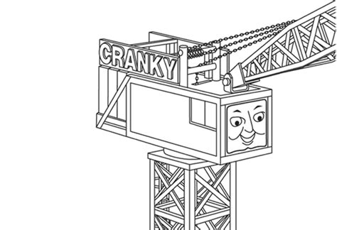 Free Cranky The Crane Coloring Pages, Download Free Cranky The Crane ...