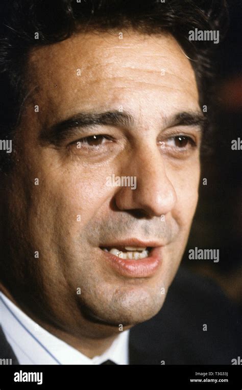 PLACIDO DOMINGO Spanish opera singer about 1995 Stock Photo - Alamy