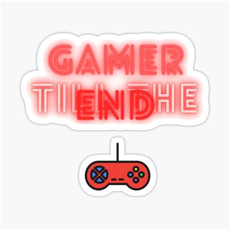 Gamer Till The End Sticker For Sale By Pratheesans Redbubble