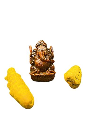 Buy Natural Haldi Ganesh ji Idol for Diwali Pooja | Haridra Ganesha | Turmeric Ganesha Murti for ...