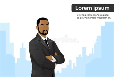 African American Business Men Cartoon Stock Illustrations 1 044