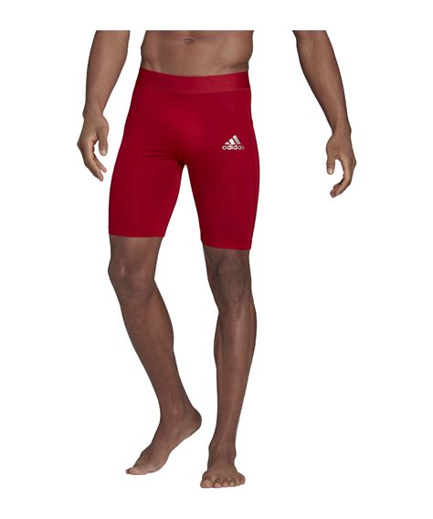 Adidas Techfit Short Rot Underwear Funktionswäsche Underwear Hosen