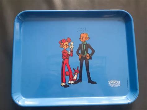 ANCIEN PLATEAU EN bakélite Bande dessinée Les Aventures de SPIROU ET