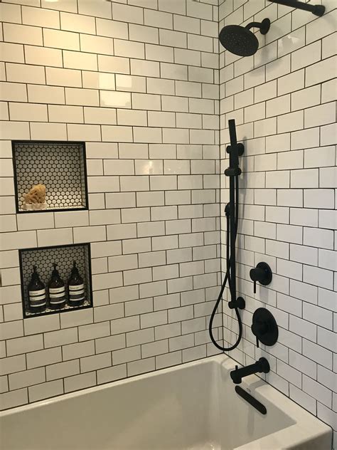 Matte Black Shower Tub Fixtures Scandinavian Love Song Black