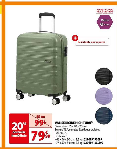 Promo Valise Rigide High Turn Chez Auchan Icatalogue Fr