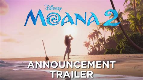 Moana Trailer Announcement Youtube