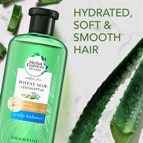 HERBAL ESSENCES SHAMPOO 400ML POTENT ALOE EUCALYPTUS