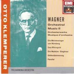 Wagner Orchestral Music By Otto Klemperer Cd With Pycvinyl