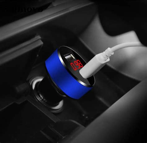 5V QC 3 0 Dual USB Car Charger LED Display Auto Car Charger Adapter