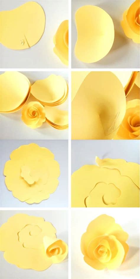 Paper Rose Template Serat