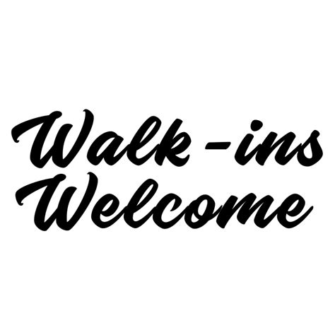 walk ins  sign  svg file svg png dxf eps