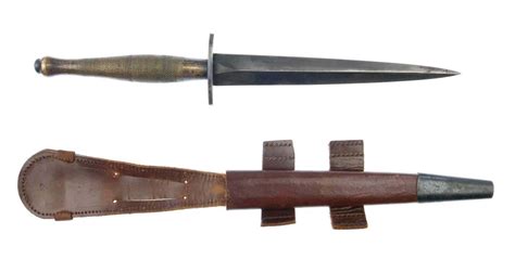 Lot Fairbairn Sykes Style British 2nd Pattern Fighting Knife