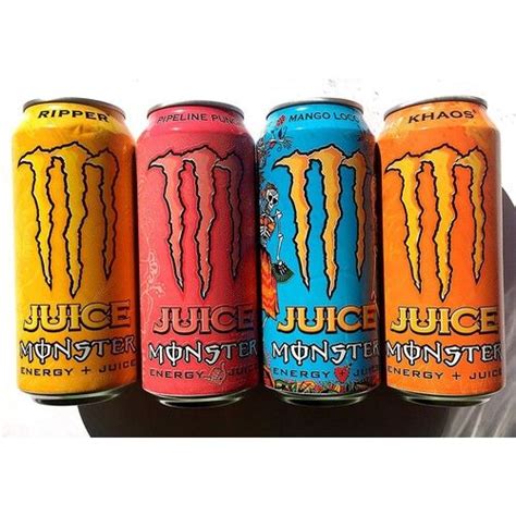 Monster Energy Juice Variety Pack Mango Loco Ripper Khaos Pipeline