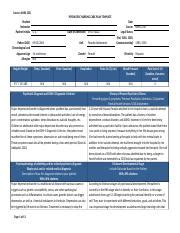 NURS 223L Psychiatric Nursing Care Plan Template Docx Course NURS