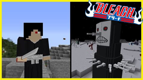 Mixing Bleach Mods To Become The Ultimate Shinigami Minecraft Bleach Mod Episode 1 Youtube