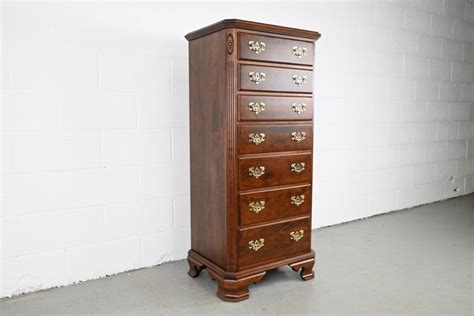 Ethan Allen Georgian Court Cherry Lingerie Dresser For Sale At 1stdibs