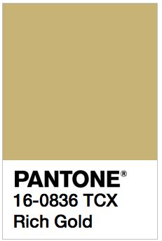 Pantone Tcx Rich Gold Color Values Rgb Hec Html