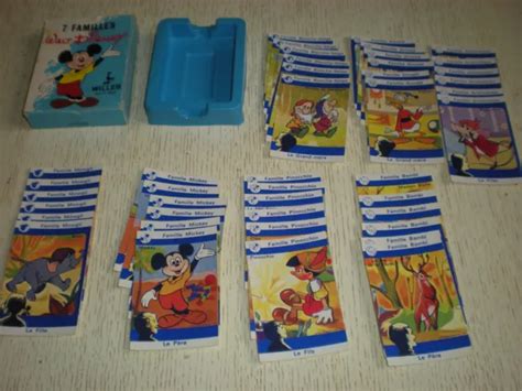 Jeu De Cartes Familles Disney Boite Walt Willeb En Tat