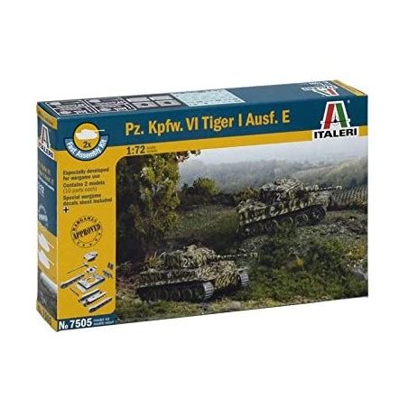 Italeri I Maquette Chars D Assaut Tiger I Ausf E Echelle