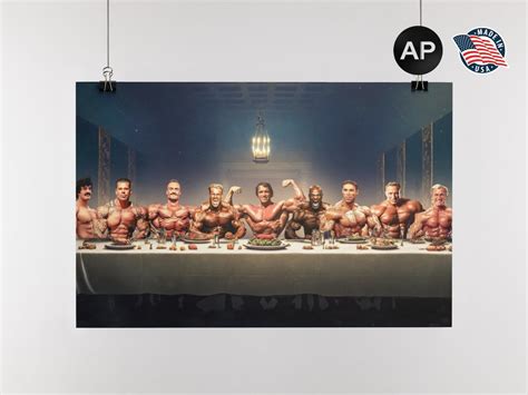 The Legends Last Supper Poster Gym Bodybuilding Poster Etsy Sweden