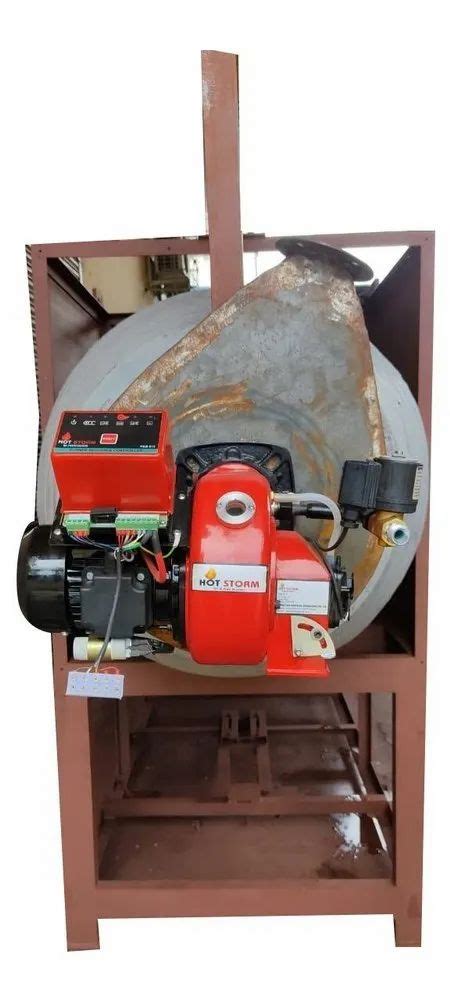 Fix Aluminium Rotary Furnace Oil Gas Burner Material Loading