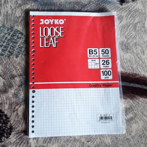 Loose Leaf Joyko Grid B5 50 Lembar BeeCost