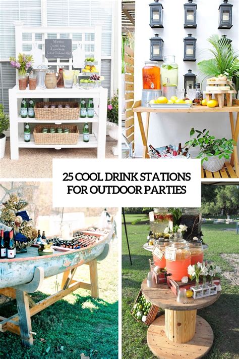 25 Cool Drink Stations For Outdoor Parties Shelterness