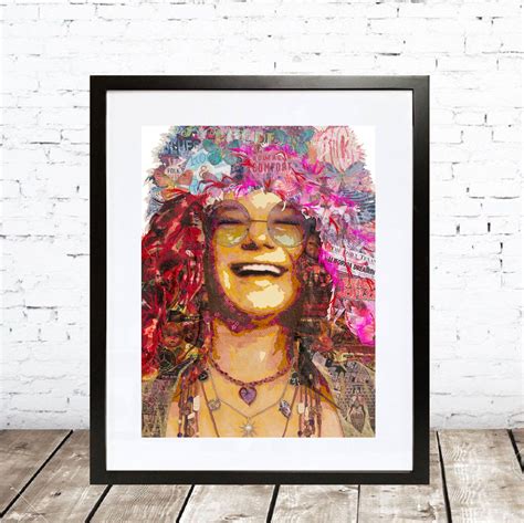 Janis Joplin Music Icon Art Print Janis Paper Print - Etsy