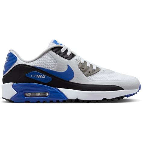 Nike Air Max 90 G Golf Shoes White/Black/Photon Dust/Game Royal - Carl ...