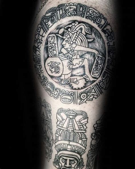 Amazing Mayan Tattoos For Men Inspiration Guide Aztec