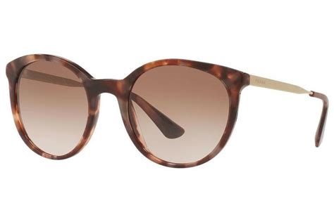 Authentic Prada Sunglasses Cinema Evolution Spr 17ss Ue0 0a6 Spotted Brown For Sale Online