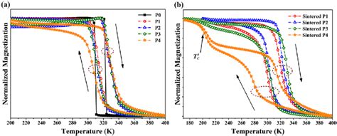 The Temperature Dependence Of Magnetization M T Curves Under The