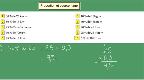 Comment Calculer Un Pourcentage YouTube