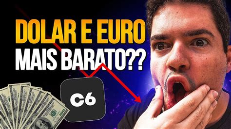 Conta C6 Global C6 Bank como ter conta em DOLAR e EURO de graça YouTube