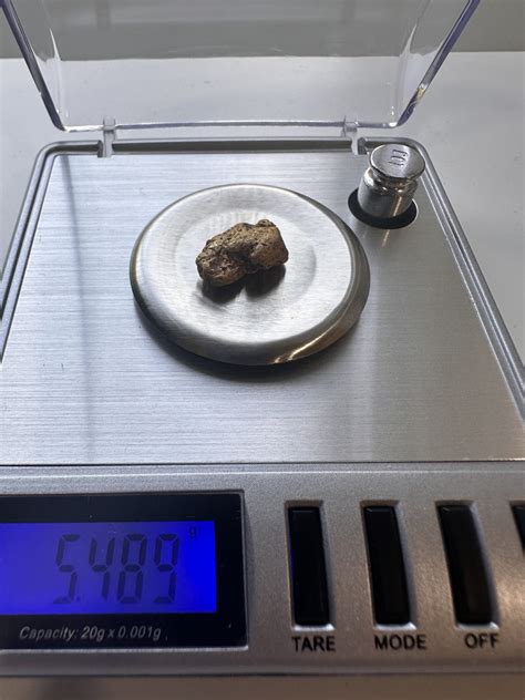 Gold Nugget 5.48g SOLD - Mammoth Gold Nuggets