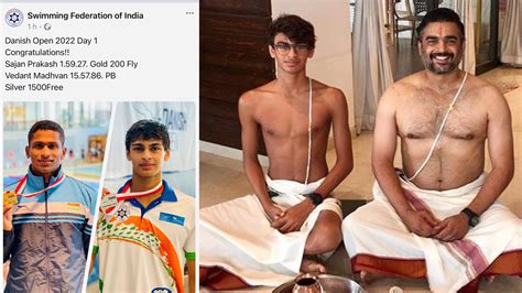 Swimmer Vedaant Madhavan Son Of Actor R Madhavan Wins Silver Medal For