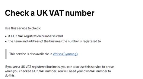 How To Find Check A Company Vat Number In The Uk