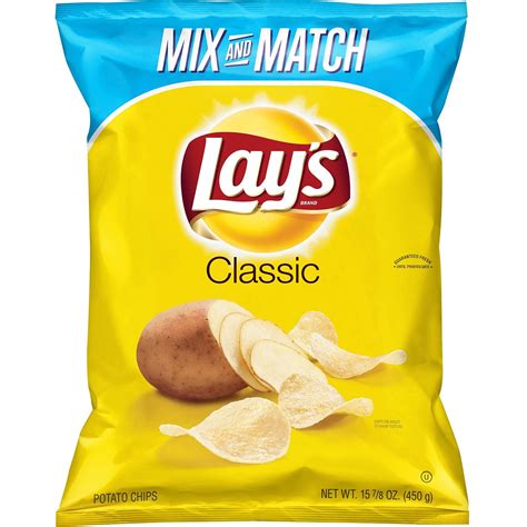 Lays Classic Potato Chips 15875 Ounce