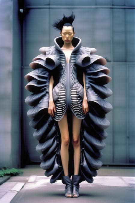 KappaNeuro Avant Garde Fashion Hugging Face