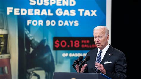 Biden Pushes Congress For Three Month Gas Tax Holiday The New York Times