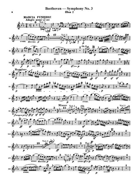 L.V.Beethoven - Symphony No. 3 (2nd mov.) Sheet by Original Sheet