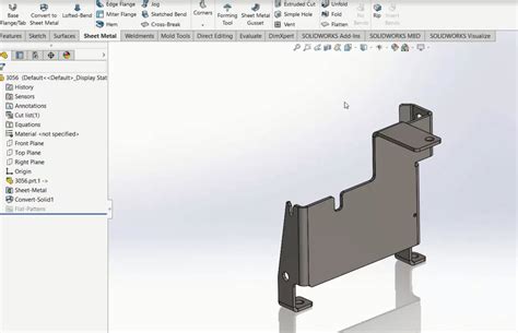 Using Solidworks 3d Interconnect With Sheet Metal Parts